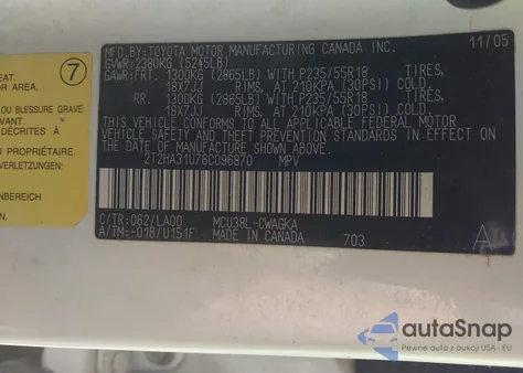 2006 Lexus Rx 330 из США, поврежденный, VIN 2T2HA31U76C096870